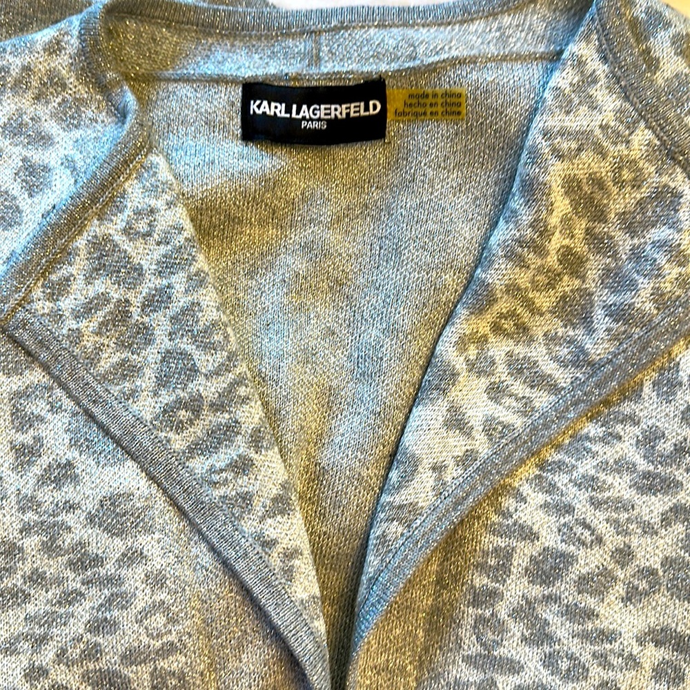 Karl Lagerfeld Cardigan duster -Medium - NWT